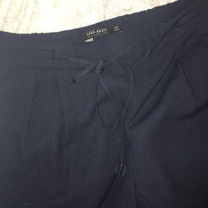 Zara Basic pants dark blue/black